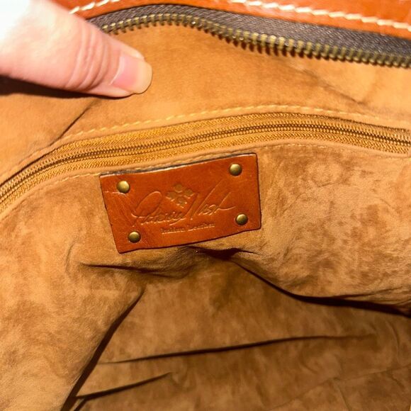 Patricia Nash Brown Leather Tote - Picture 10 of 13